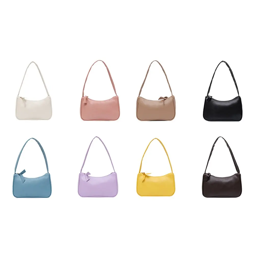 

Small yellow bag summer niche design retro simple armpit bag portable small bag small red calligraphy stick bag