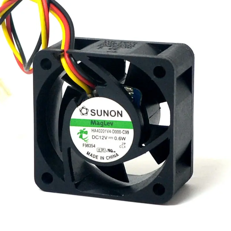 Вентилятор Sunon Maglev HA40201V4-D000-C99 12 в пост. Тока 0 6 Вт 4020 40*40*20 мм F инвертор для сервера