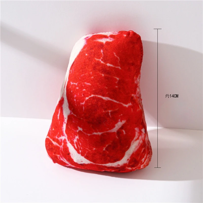 Имитация мяса кость плюшевая игрушка для домашних животных собака устойчивая к