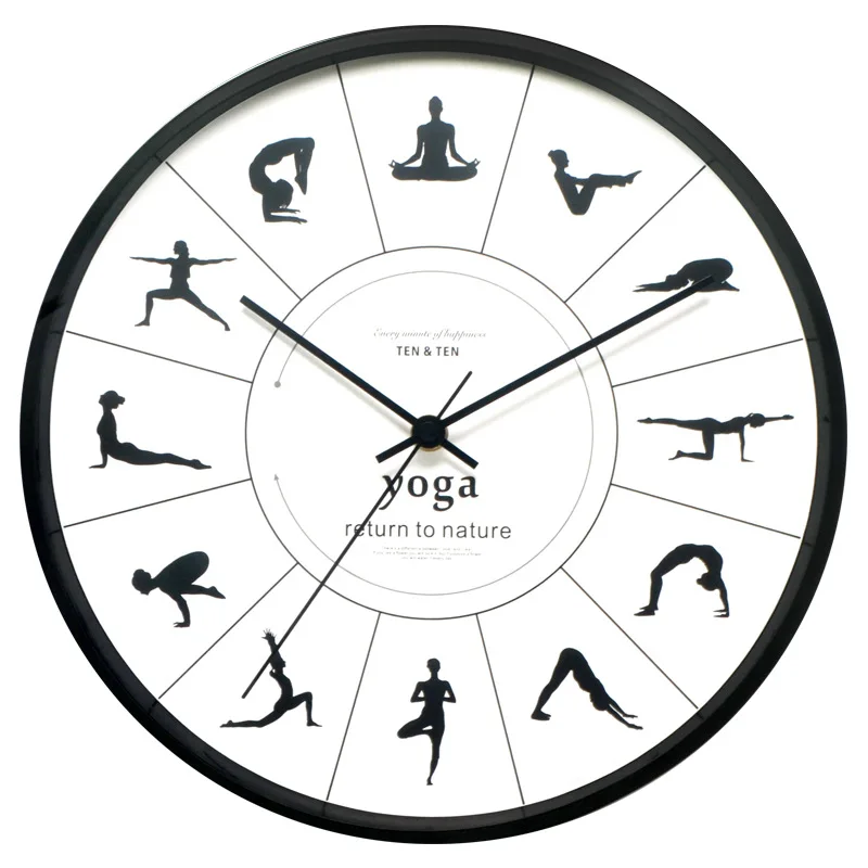 Декоративные настенные часы в скандинавском стиле для танцев гостиной простые