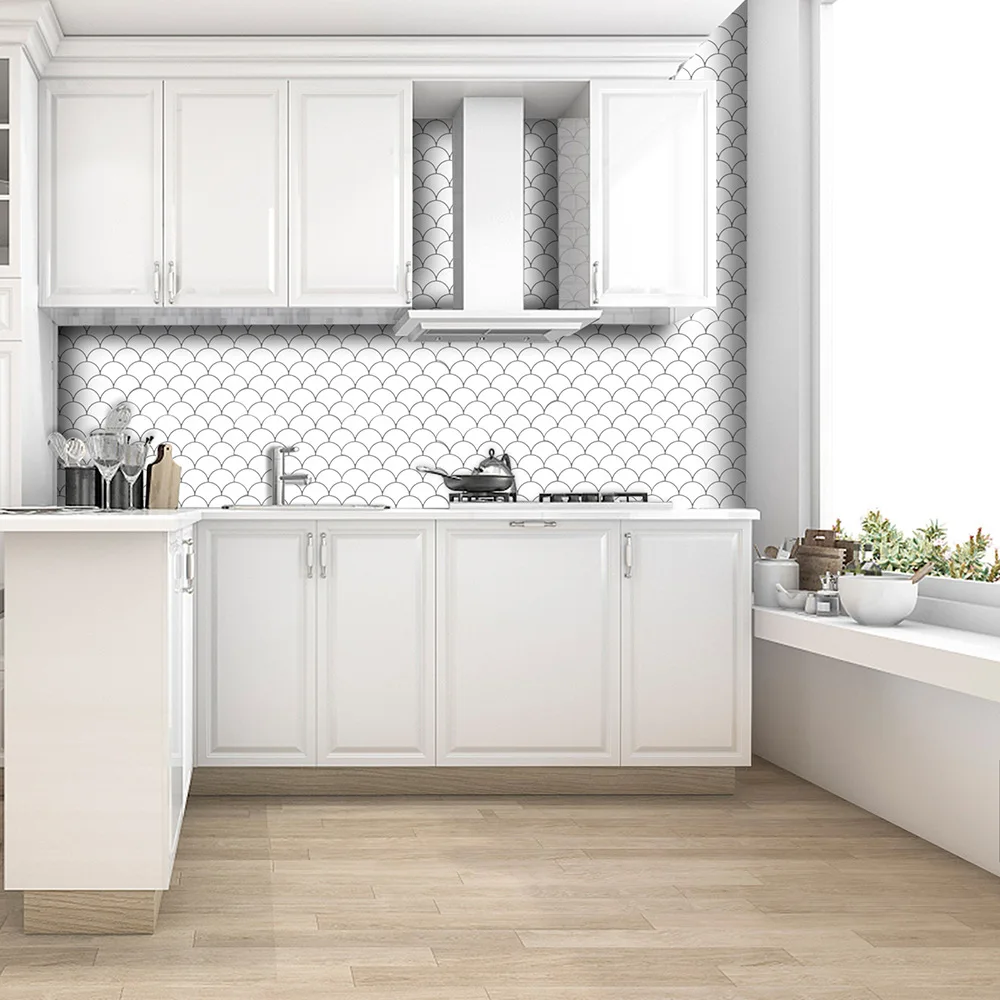 Самоклеящаяся 3d плитка Funlife Kitcheh Backsplash водонепроницаемая 3D Наклейка на стену для