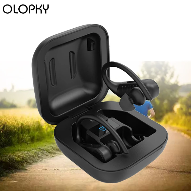 

Новинка TWS Bluetooth наушники Беспроводные спортивные наушники водонепроницаемые 8D BT 5,0 эргономичный дизайн в ухо гарнитура с зарядным устройст...