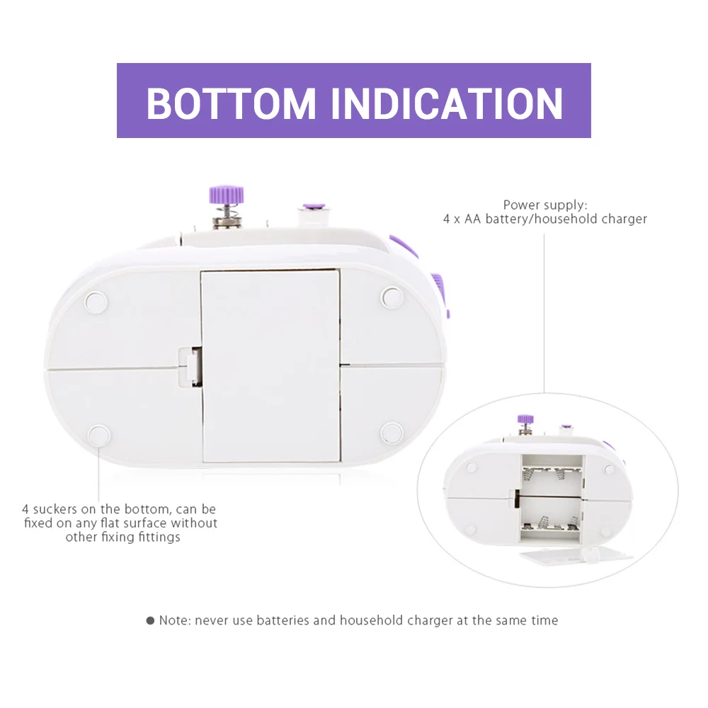 Портативные Швейные машины с двойной нитью многофункциональная Европейская