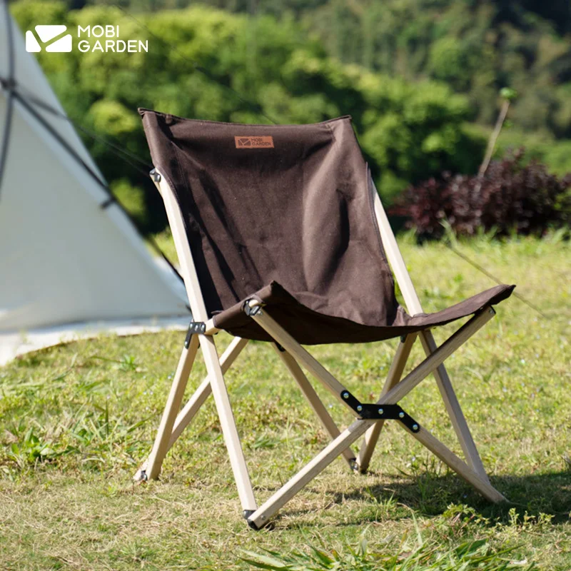 저렴한 Moregarden-알루미늄 합금 접이식 높은 안락 의자, 야외 휴대용 내구성 캠핑 파티 하이킹 좌석 NX20665001