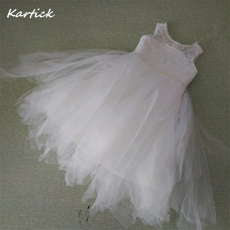 

New Arrival Flower Girl Dresses Fashion Keyhole Back Tulle Party Pageant First Communion Dress Little Girls Kids/Children Dress