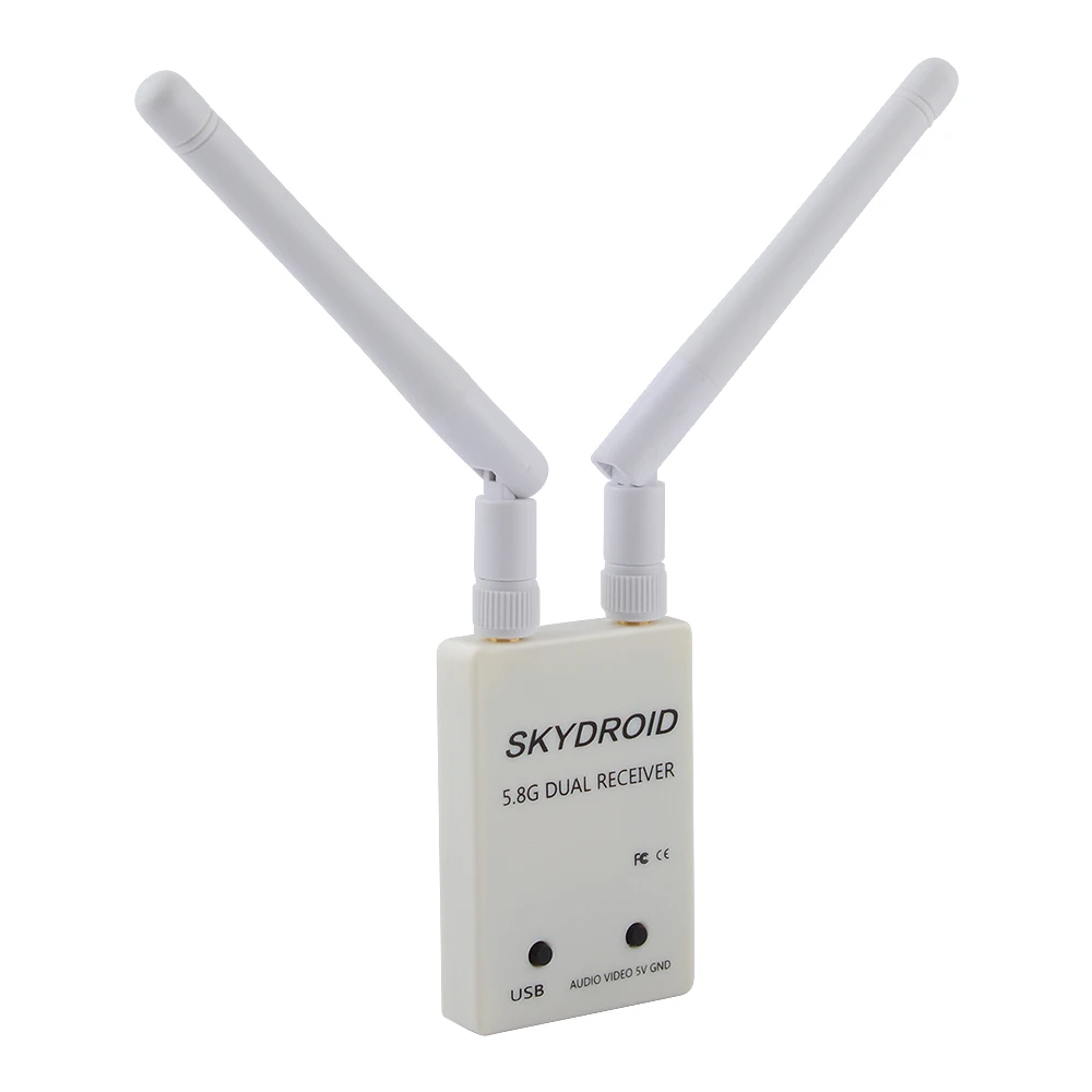 Skydroid UVC двойной антенный приемник управления OTG 5,8G 150CH полный канальный FPV приемник W/аудио для Android смартфонов
