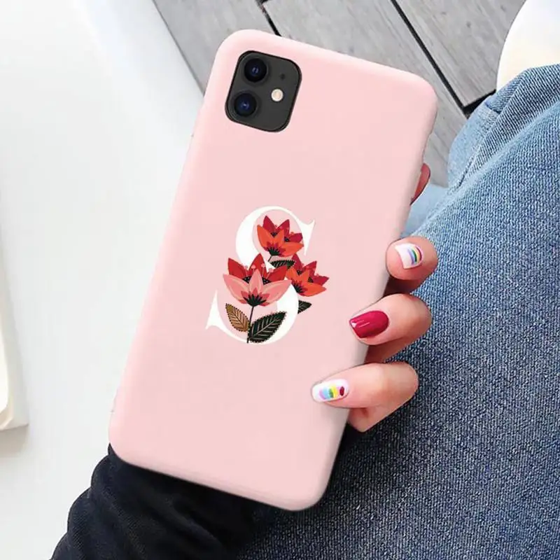 

English Letter Phone Case Soft Case for iPhone 12 11 Pro Max XS XR 8 7 6s Plus 11Pro 7Plus 8Plus