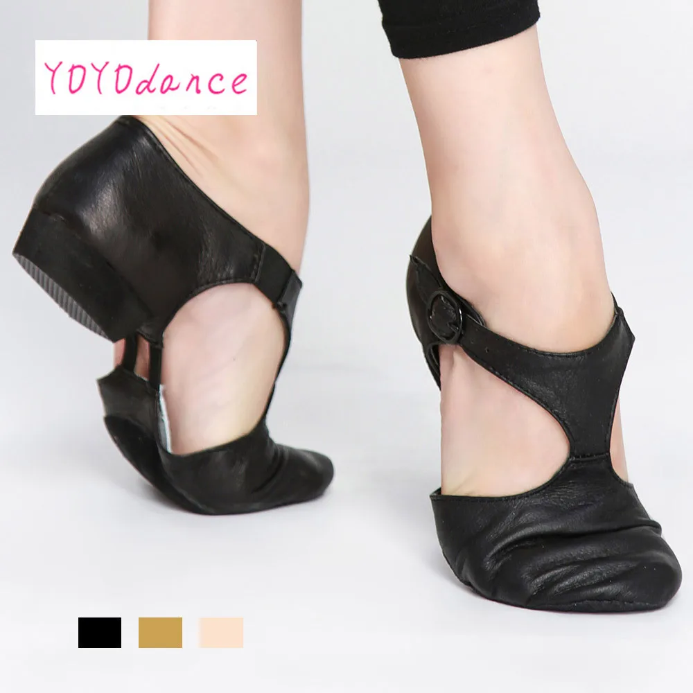 Черные коричневые розовые кожаные туфли для учителя джаз танцевальные босоножки