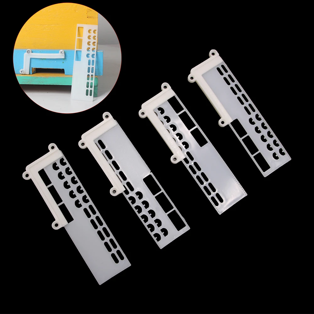 

10 sets Run Escape Bees Queen Plastic Spacer Frame Separated Nest Door Sheet Prevent Swarming Barrier Kit New Generation Anti