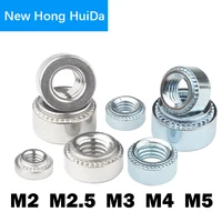 pressure riveting nut self clinching inserting press rivet nut blue white zinc nut m2 m2 5 m3 m4 m5