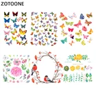 ZOTOONE Красивые цветочные термопереводные наклейки на одежду, наклейки с бабочками, нашивки для детской одежды, моющиеся аппликации E