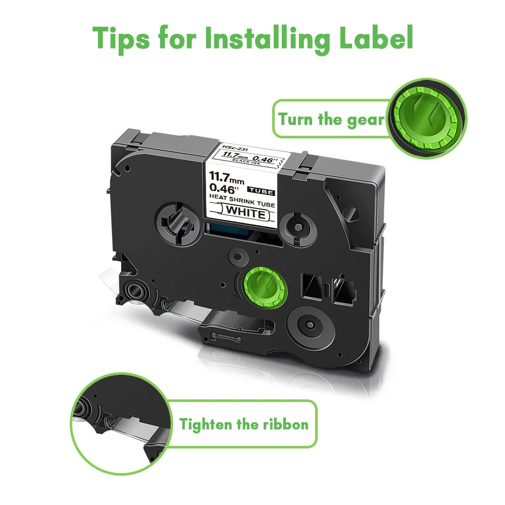 6/9/12 мм термоусадка фотоэлемент для Brother 231 631 этикетка P устройство создания