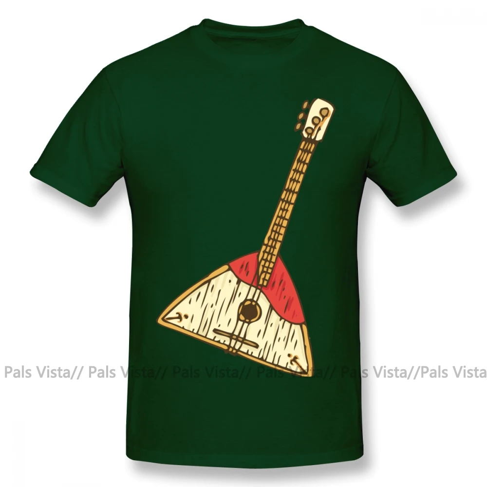 Balalaika, футболка, Balalaika, футболка с коротким рукавом, Мужская футболка, с принтом, хлопковая, Пляжная, негабаритная, забавная футболка - Цвет: Бирюзовый