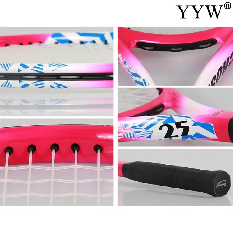 

YYW children's tennis racket aluminium alloy portable lightweight rackets with 2 balls padel racchettas raquete de tennis