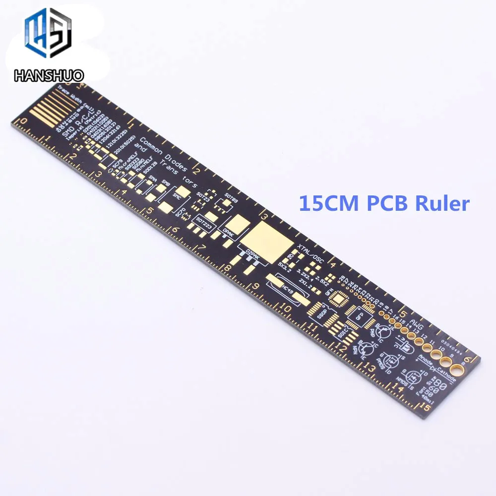 Многофункциональная линейка PCB 15 см 20 25 для электронных инженеров любителей Arduino