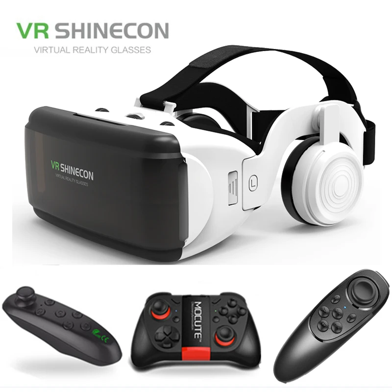 Очки виртуальной реальности 3D VR Shinecon Pro очки Google Cardboard гарнитура виртуальные для