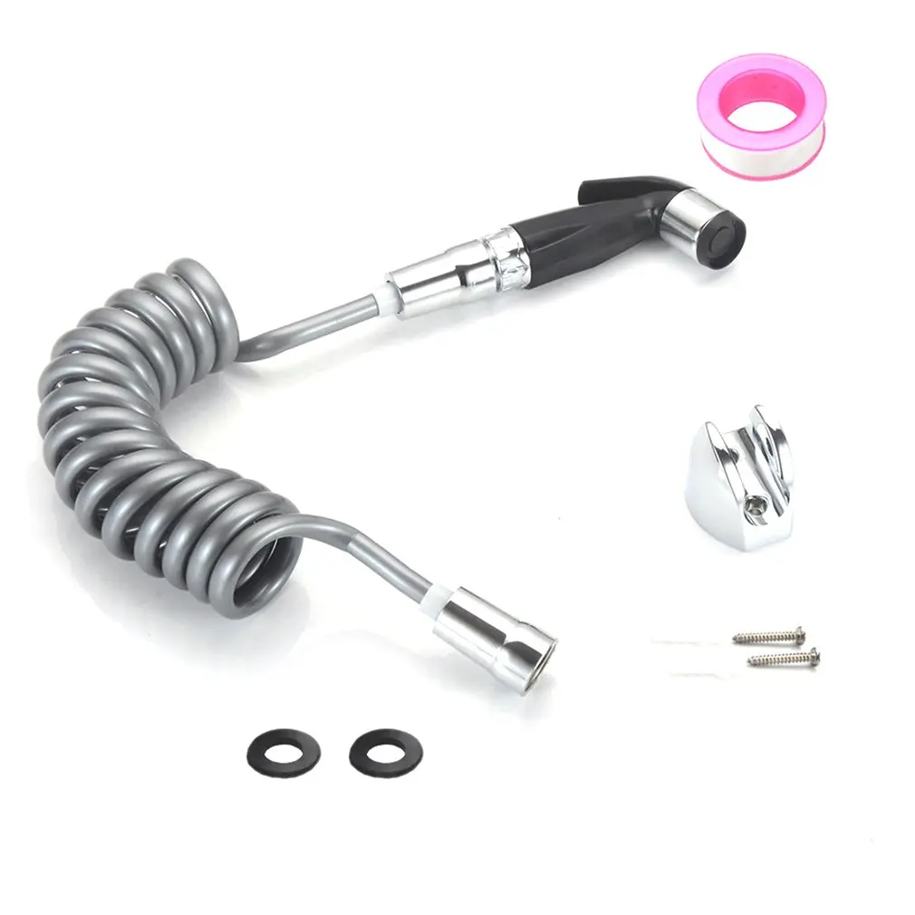 Ручная насадка для душа спрей унитаза и биде Универсальная с пружинным шлангом |