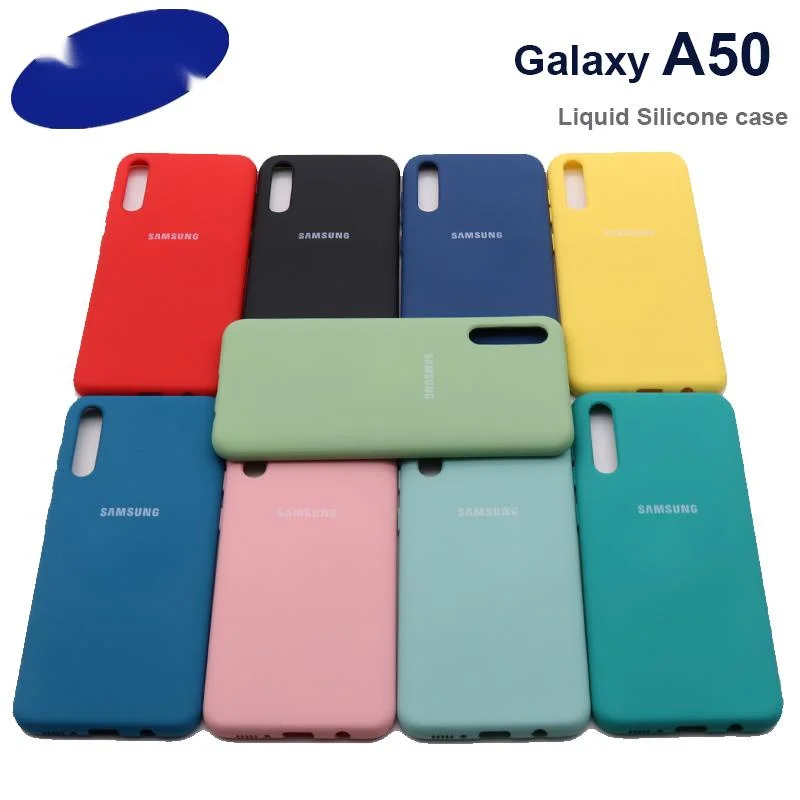 

Samsung A50 Case galaxy a 50 2019 A505 A50S A30S Liquid Silicone case Silky Soft-Touch Protective Back Cover Anti-knock