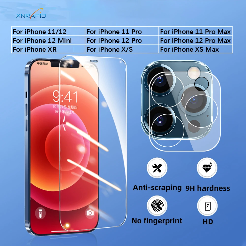 

Стекло для объектива камеры для iPhone 12 Pro Max, Защитное стекло для экрана для iPhone 12Pro, аксессуары Funda Pelicula, Защитное стекло для экрана