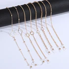 Цепочка для очков, металлическая, с бисером