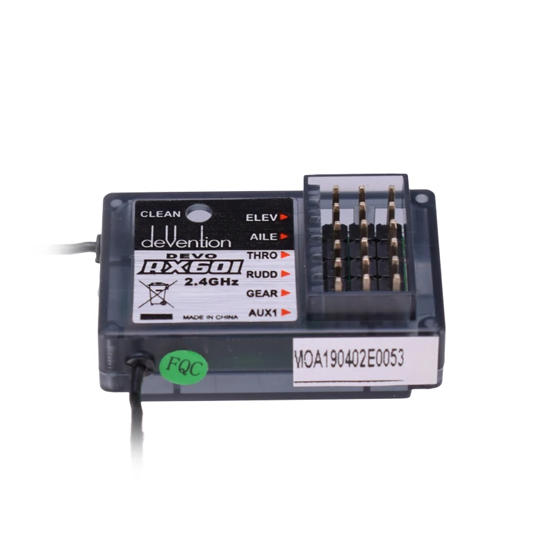 Original Walkera RX601 Receiver 2.4GHz 6CH for Devention DEVO 6 7 8 10 12 Remote Transmitter RC Helicopter Part | Игрушки и хобби