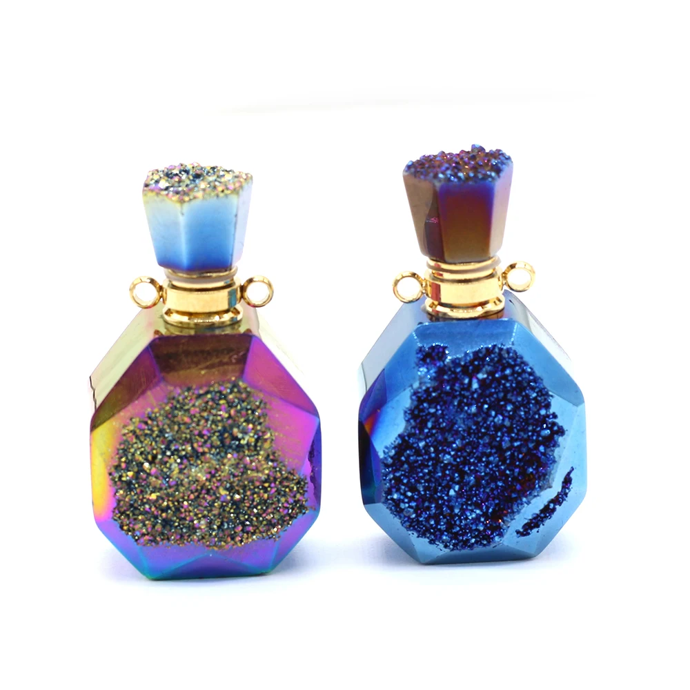 Кулон из натурального драгоценного камня ожерелье с рассеивателем эфирного