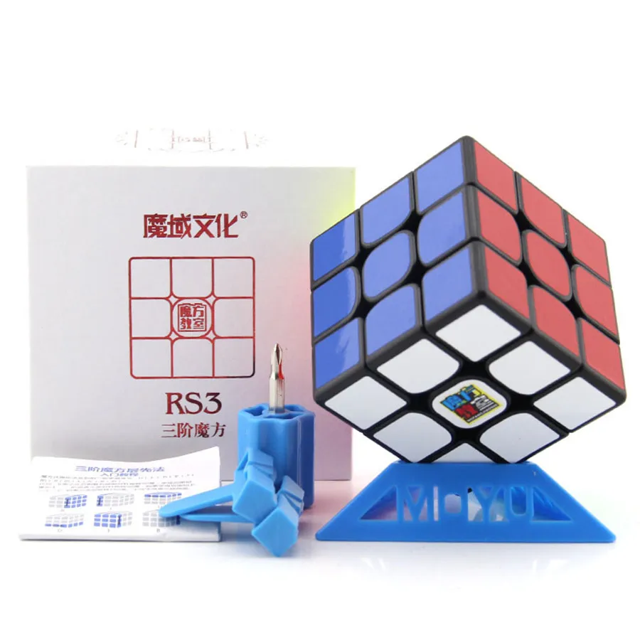 

MoYu MF3RS3 3x3x3 Cube Magic Cube V3 Black or Stickerless Mofangjiaoshi 3Layer Puzzle Cube Toys For Children
