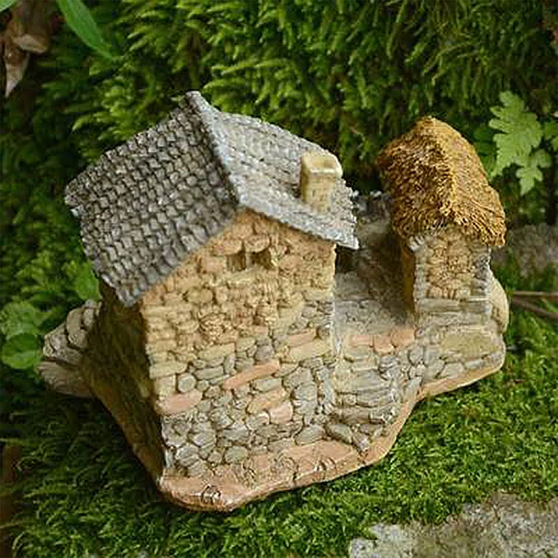 Бонсай садовый горшок мини украшение дома микро пейзаж Смола Модель офисное