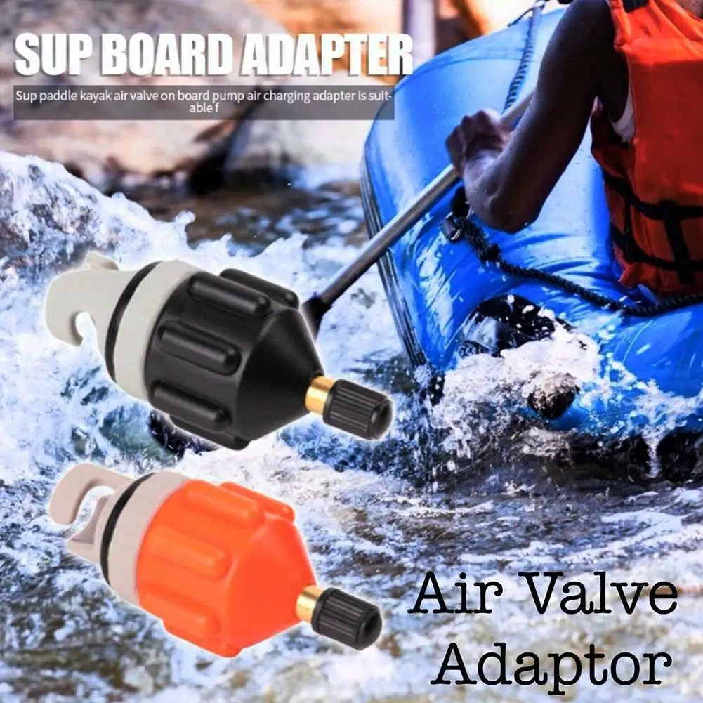 

Durable Air Valve Adaptor Wear-resistant Rowing Boat For SUP Nylon Valve Air Adaptor Board Pump Inflatable Adapter Supplie E1C4