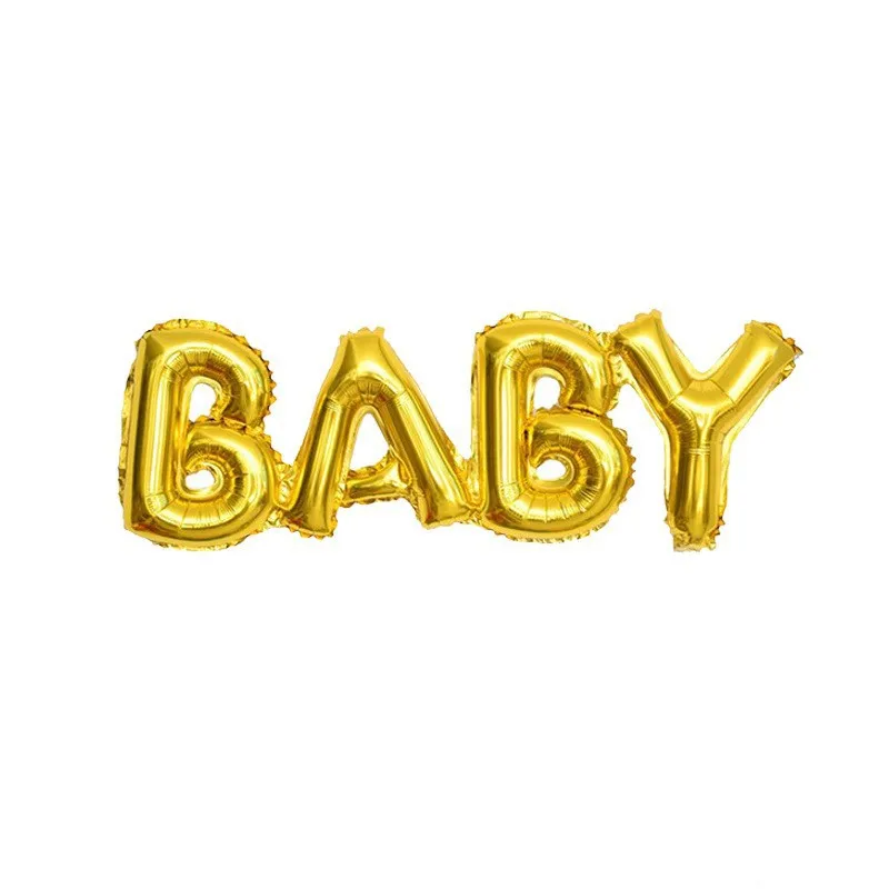 y Воздушный шар из фольги с золотыми буквами Hello Baby в форме пузырьков, розовый, голубой Гелиевый шар для мальчиков и девочек, украшение для вечеринки в честь первого дня рождения - Цвет: y