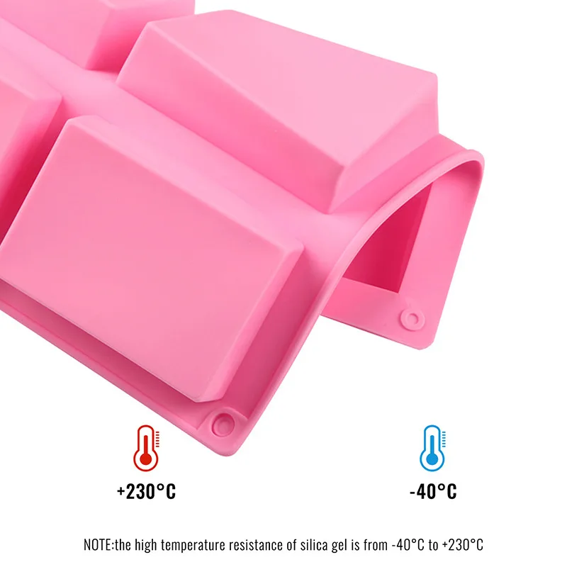 Силиконовая форма для формы ароматерапии сделай сам квадратные восковые