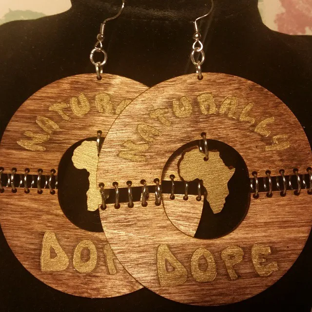 Free Shipping! Newest African Naturally Drop Wood Earrings | Украшения и аксессуары