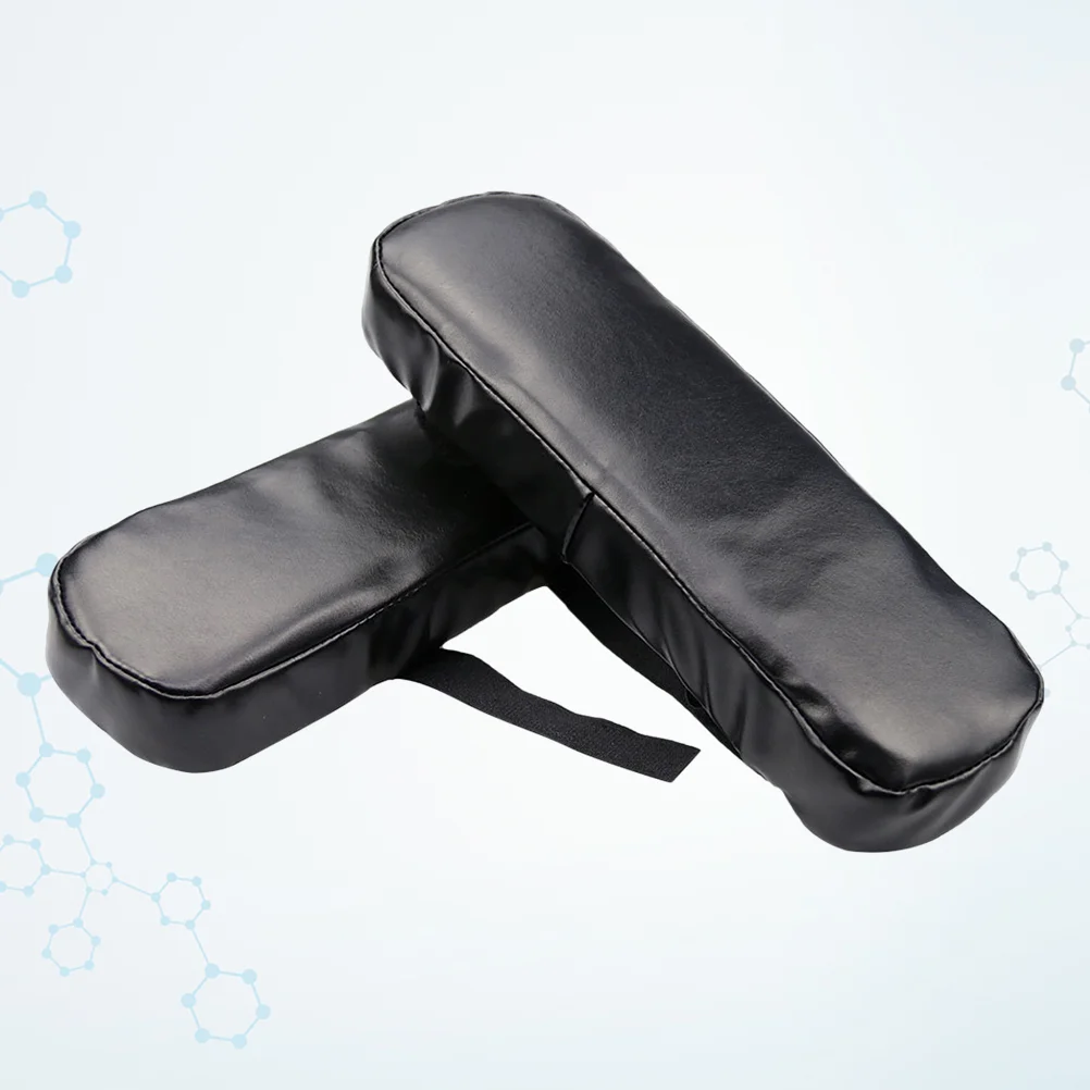 

2pcs Chair Armrest Pads Ultra-Soft Elbow Pillow Support Elbow Relief Universal Fit Pads for Home or Office Chair (Black) #h10