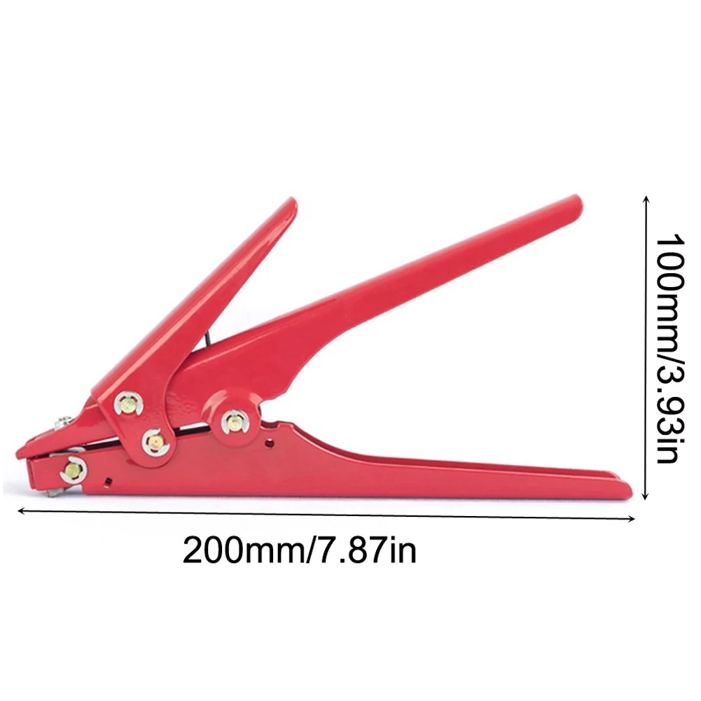 Manual High Carbon Steel Nylon Tie Wrap Tool Cable Gun Strap Tightener Crimper Cut Tightening Machine Baler Tension | Дом и сад