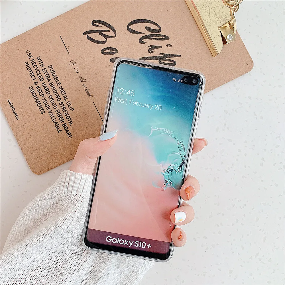Чехол для телефона Samsung Galaxy Note 10 A50 A70 S11 S10e S10 S9 S8 Plus гальванизированный