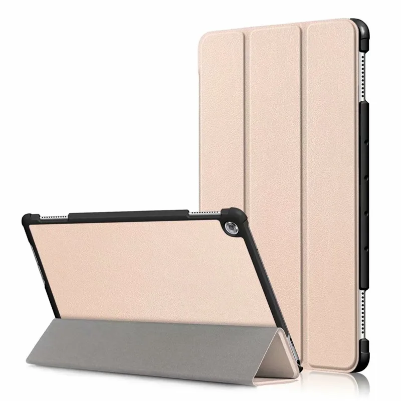

Ultra-thin Magnetic Case for Huawei MediaPad M5 Lite 10.1 Smart PU Leather Funda Cover Auto Sleep/Wake BAH2-W19/L09/W09 10" Case