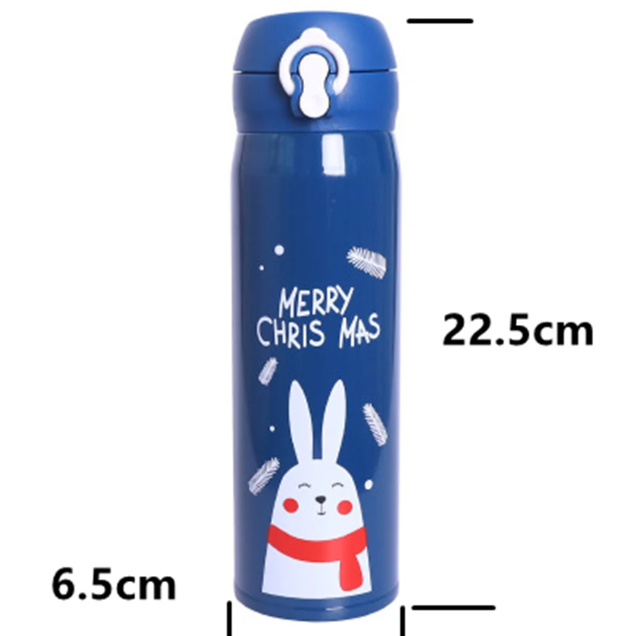 Стеклянная кружка для кофе 20 шт./лот 500 мл Рождественская воды 17 унций дорожная 18/8