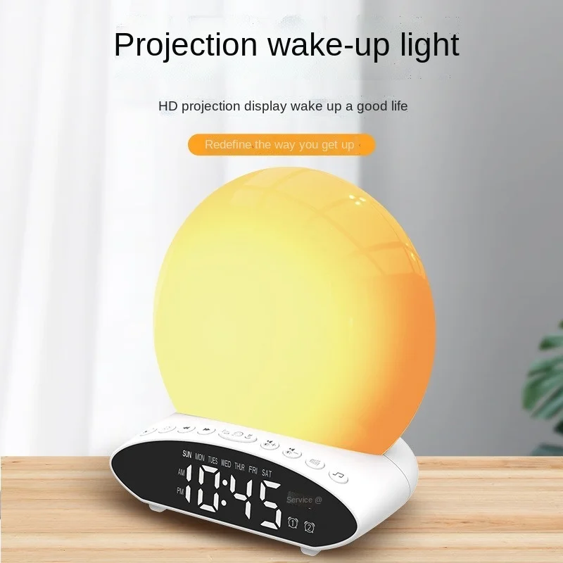 FM-радио Пробуждение светильник свет музыка атмосфера будильник 2020 Новый