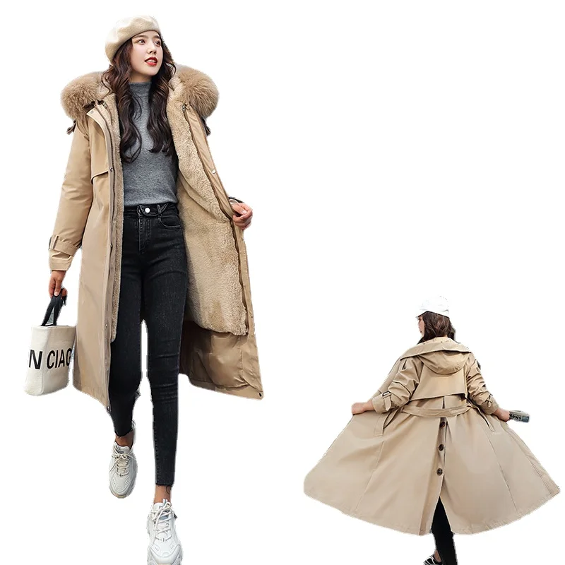 

Женская длинная стеганая куртка-топ выше колен, Зимняя