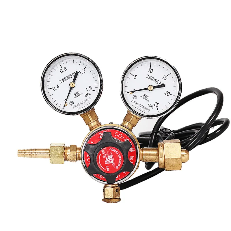 

Yqt-341 Carbon Dioxide Electrically Heated Pressure Reducer Voltage Regulator Dual Meter Head