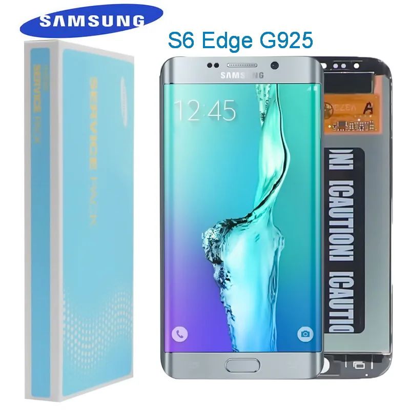 

Original 5.1" LCD with Frame For Samsung Galaxy S6 Edge Display G925 G925F SM-G925F Lcd Display Touch Screen Digitizer Assembly