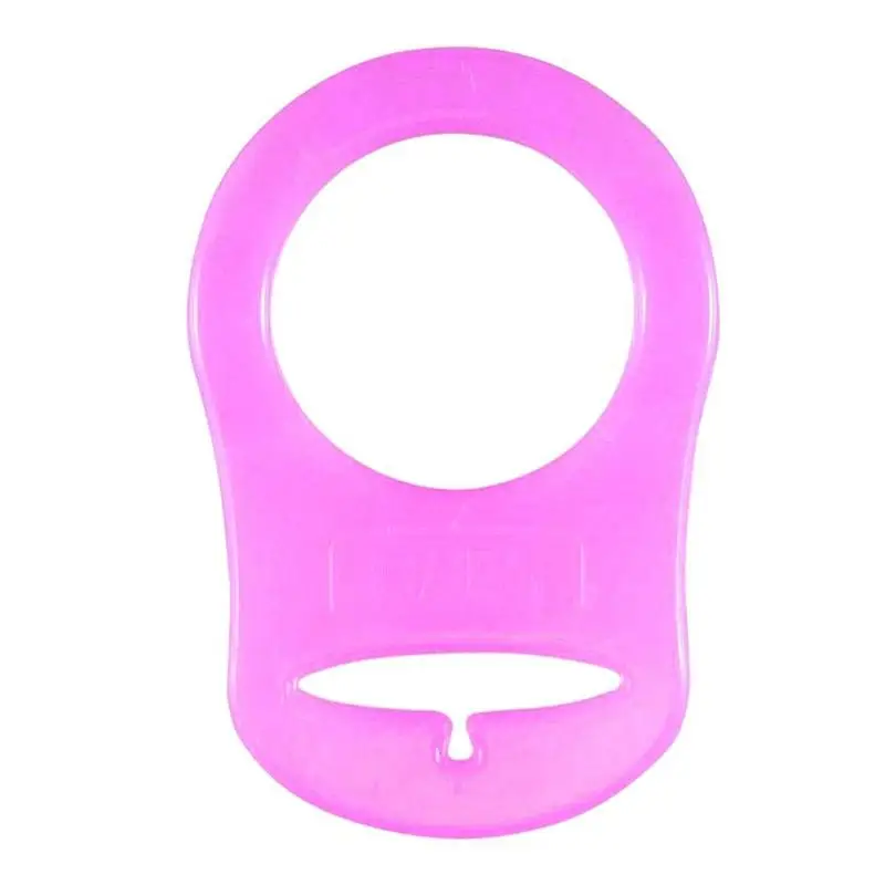 

1pc Baby Dummy Pacifier Holder Clip Adapter Silicone Adapter Rings Baby Pacifier Ribbon Clips For Newborn Kids Baby Accessories