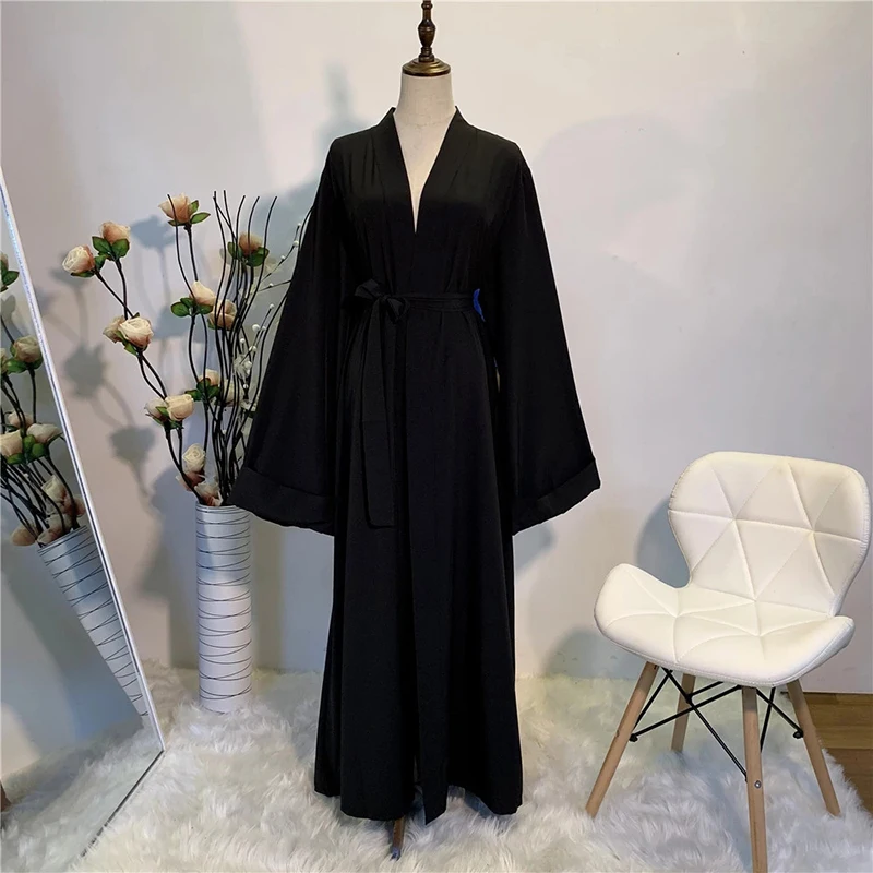 

Ramadan Kimono Open Abaya Dubai Kaftan Islam Muslim Hijab Dress Jilbab Abayas for Women Robe Caftan Turkish Islamic Clothing