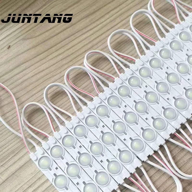 20pcs LED injection module SMD2835 3 lamp waterproof highlight 1.2W advertising light lens 67*16mm | Лампы и освещение