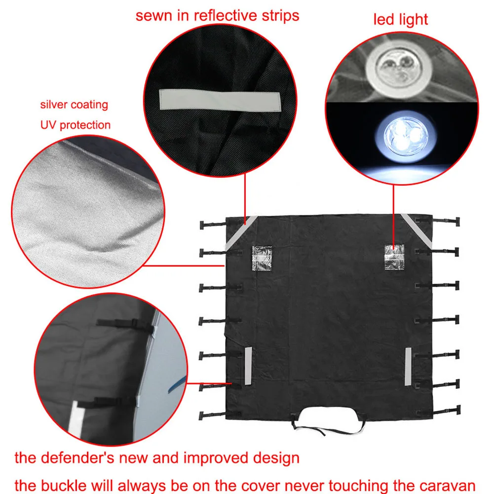 2020 передняя крышка для буксировки защитная Толстая со светодиодный светильник