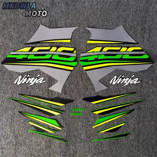 

Motorcycle Accessories Fairing Sticker Whole Car Sticker Kit For NINJA 400 ninja400