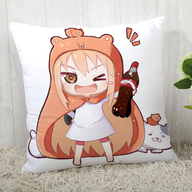 Высококачественный персонализированный аниме Himouto! Квадратный чехол для подушки