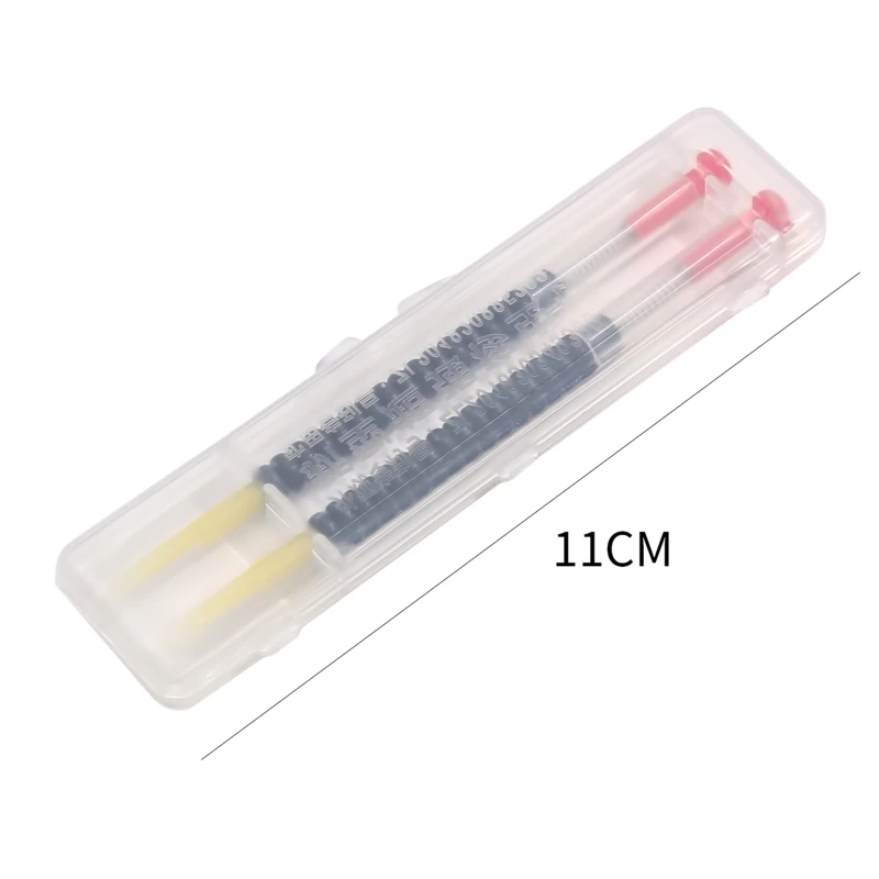 

2 Pcs / Set Beekeepers Grafting Retractable Beekeeping Tool For Rearing Larvae Needle New Black Bee Worm Needle