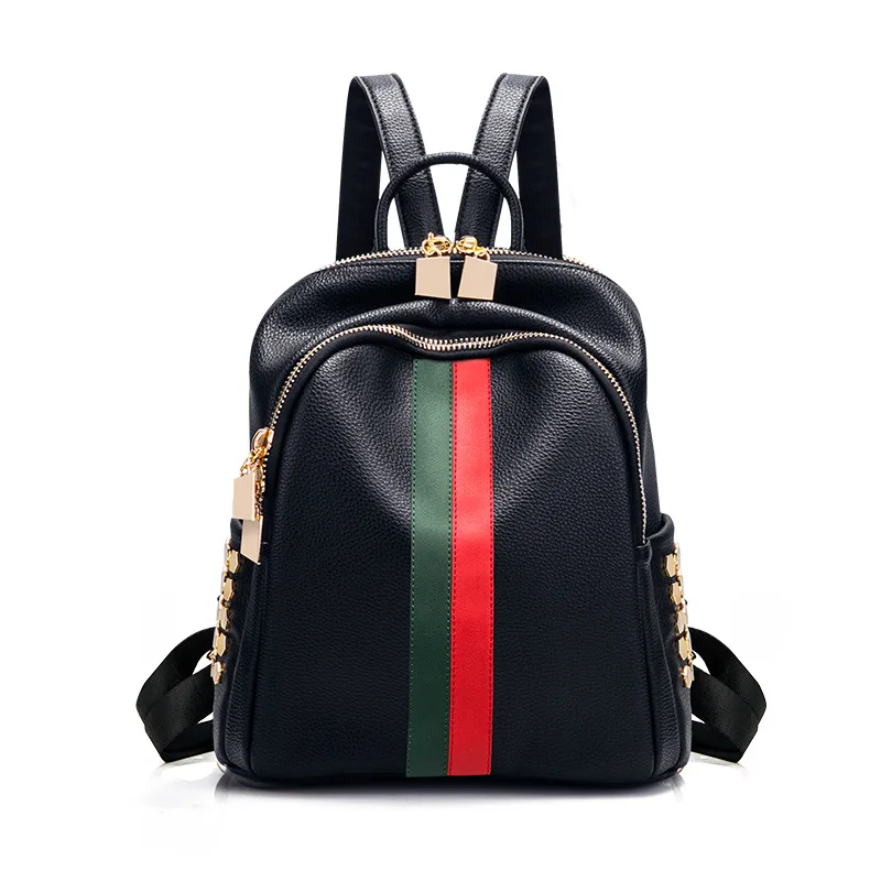 

Luxury Designer Women Travel Backpack High Quality Soft PU Leather Shopping Backpack Pretty Style Girls Lovely Daypack Backpack