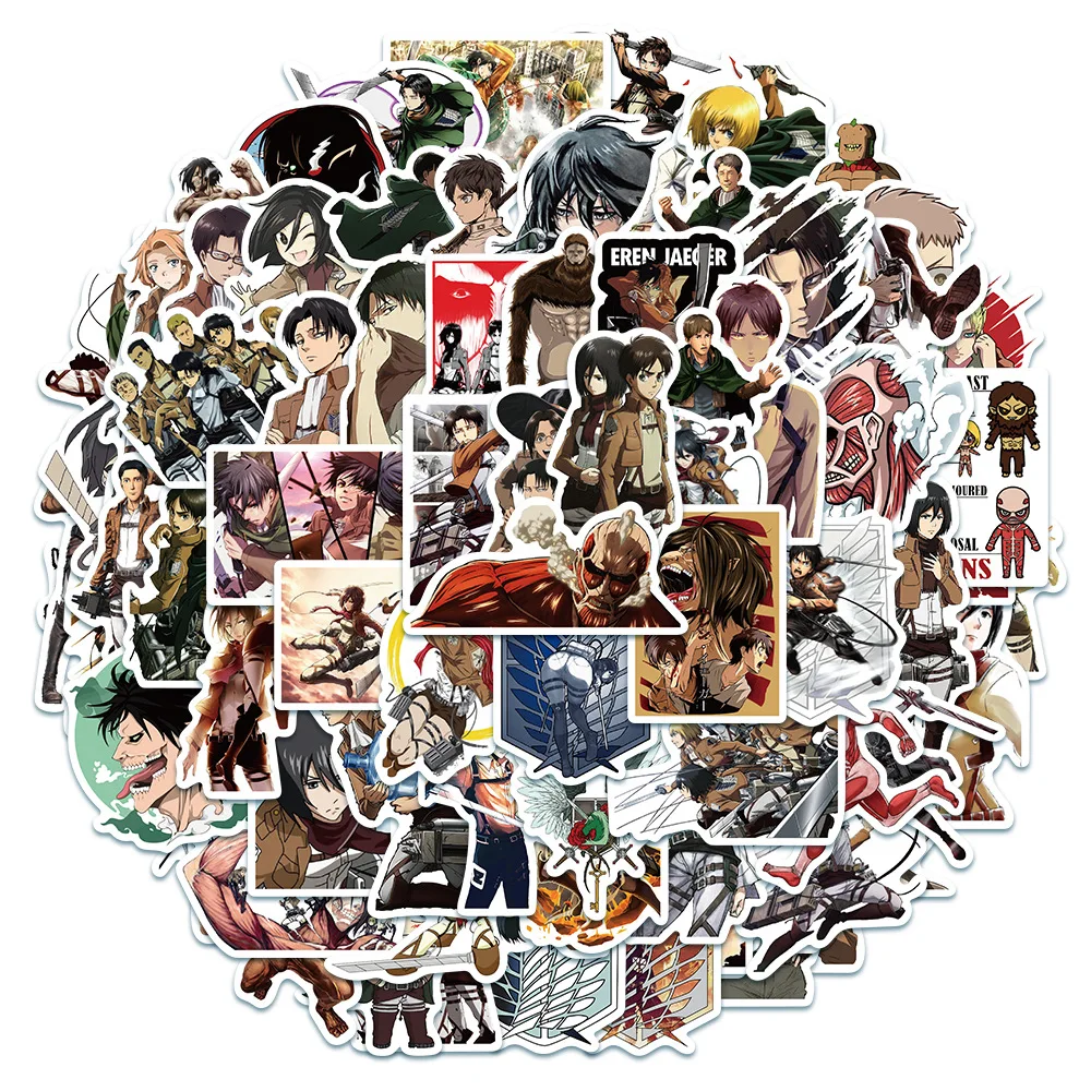 10-30-50-100pcs-anime-attack-on-titan-stickers-graffiti-for-laptop-luggage-guitar-motorcycle-skateboard-car-waterproof-decal-toy